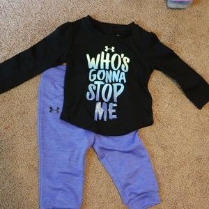 Baby girl Under Armour outfit